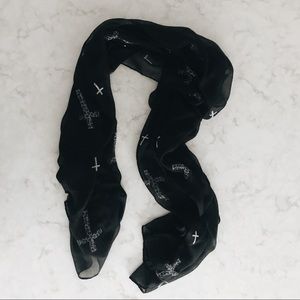 Sheer Cross Scarf
